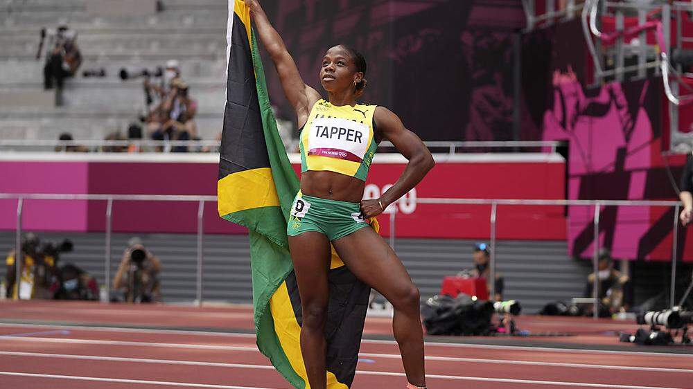 Die Jamaikanerin Megan Tapper widmete ihre Bronzemedaille ihrer österreichischen Trainingsgruppe und dem ganzen Land