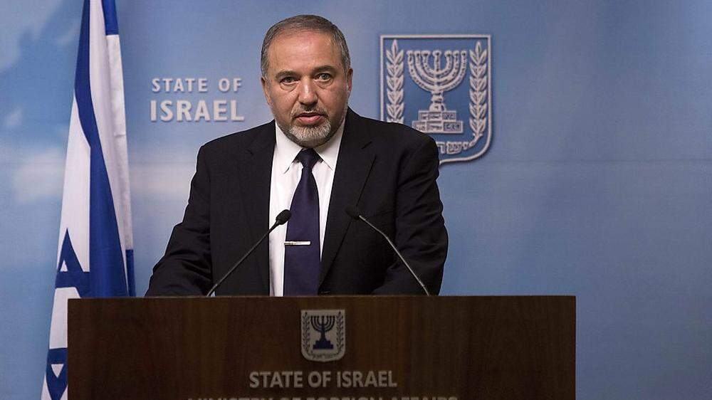 Israels Außenminister Lieberman