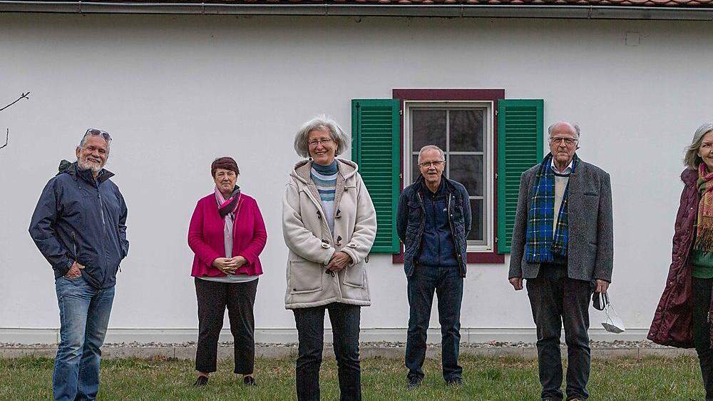 Teamarbeit im Vinzidorf-Hospiz: Peter Hosak, Maria Umtach-Resch, Angelika Döller, Fritz Haring, Franz Wallner, Renate Rieß