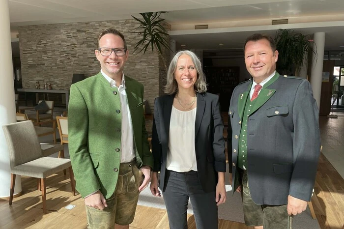 Das Führungsteam: Jürgen Engelbrecht, Primaria Waltraud Bitterlich, Thomas Prenneis.