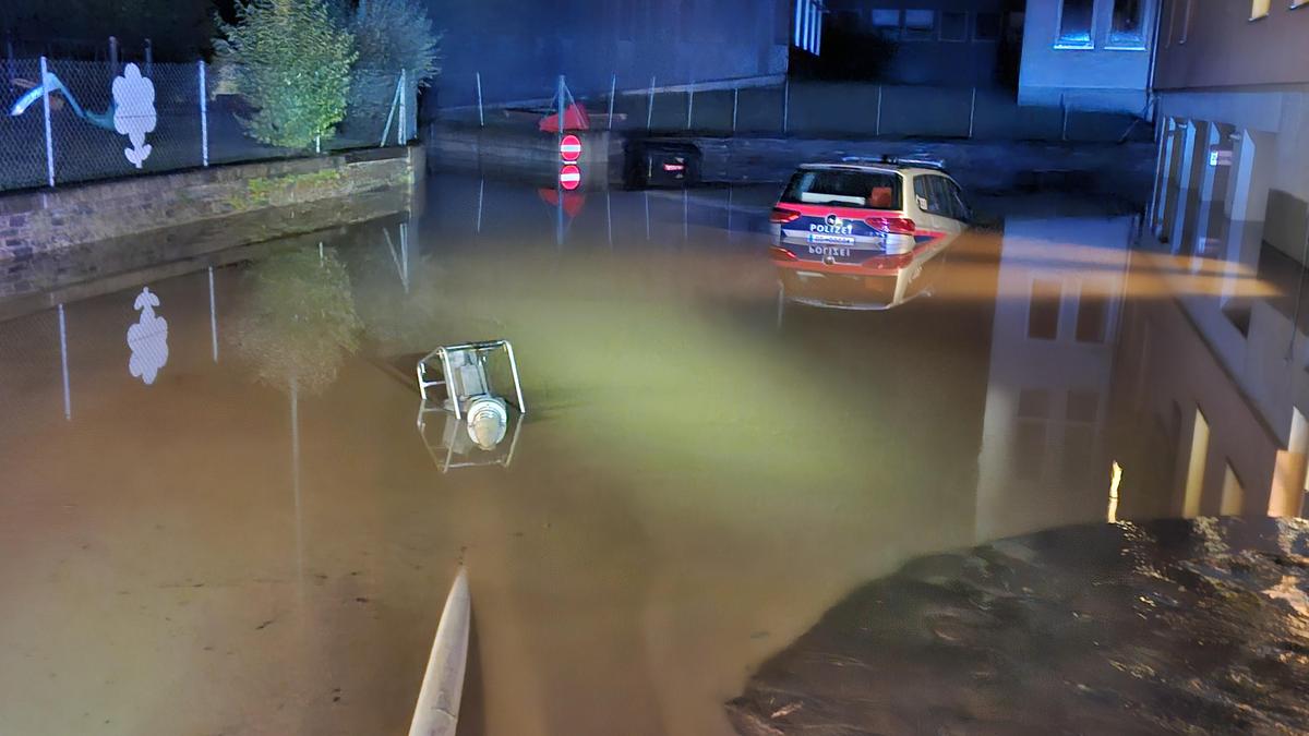 Unwetter im oberen Lavanttal.