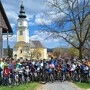 Beim diesjährigen Anradeln waren über 50 Teilnehmer in Wenigzell mit dabei