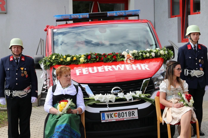 Das neue Mannschaftstransportfahrzeug hat 40 000 Euro gekostet und wurde von der FF St. Margarethen ob Töllerberg in Eigenleistung angeschafft.