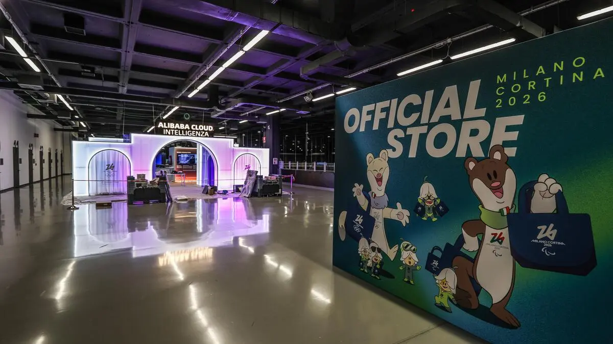 Ein Blick ins Media Center für die Winterspiele 2026 in Italien in Mailand. Nur offizielle Tickets sind gültig (Symbolfoto)