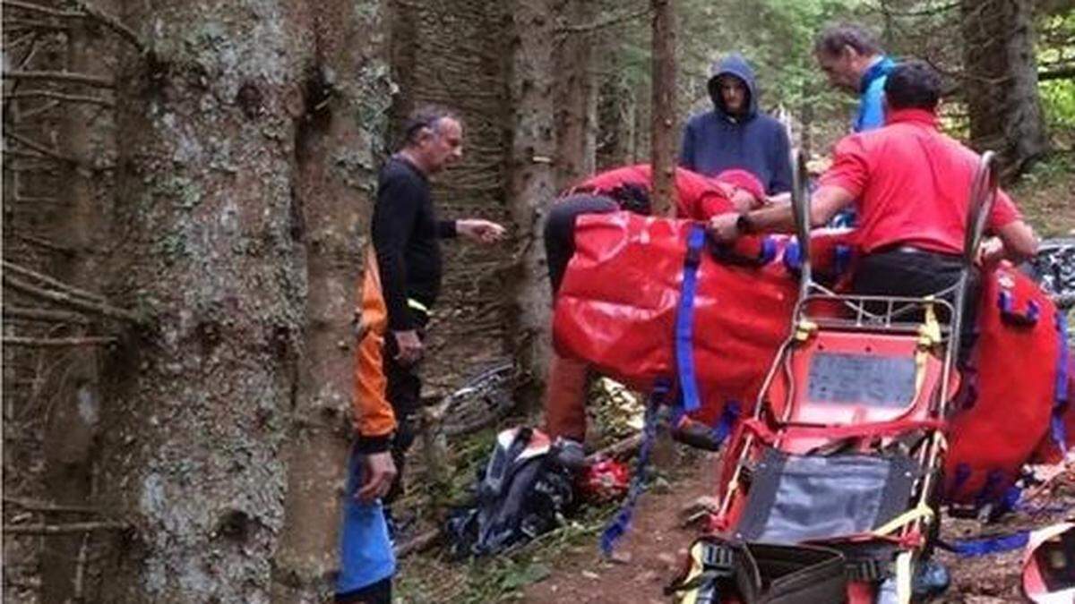 Rettungseinsatz am Hochlantsch