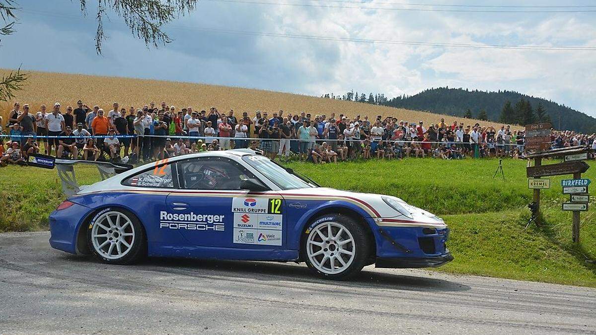 Kris Rosenberger wird mit diesem Porsche im Hartbergerland fahren