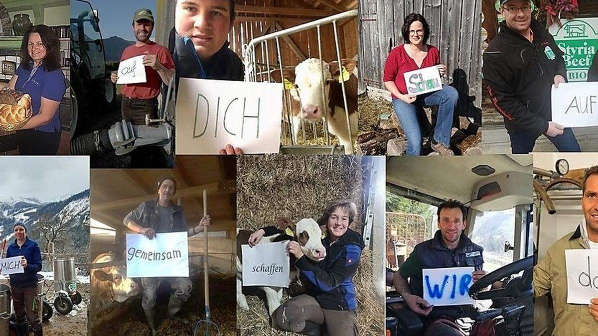 Bäuerinnen und Bauern aus dem Bezirk Liezen bedanken sich für das in sie gesetzte Vertrauen 	 