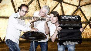 Werner Reiter, Kurt Maier, Bernd Kohlhofer präsentieren ihre CD