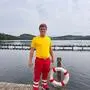 Sebastian Schönfelder ist bei der Wasserrettung am Längsee tätig
