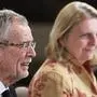 ABD0074_20180418 - AMMAN - JORDANIEN: Bundespräsident Alexander Van der Bellen und Aussenministerin Karin Kneissl während eines Mittaggessen am Mittwoch 18. April 2018, im Königspalast in Amman. BP Van der Bellen absolviert einen dreitägigen Staatsbesuch im Haschemitischen Königreich Jordanien. - FOTO: APA/ROBERT JAEGER