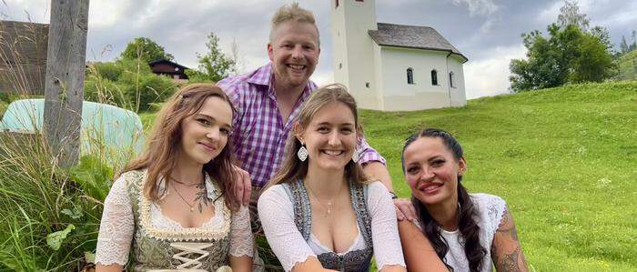 Angelina, Johannes, Gudrun und Alexandra