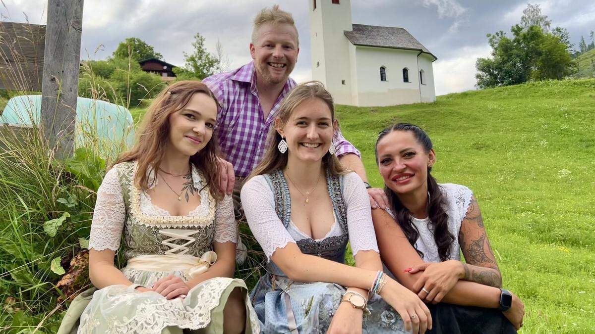 Angelina, Johannes, Gudrun und Alexandra