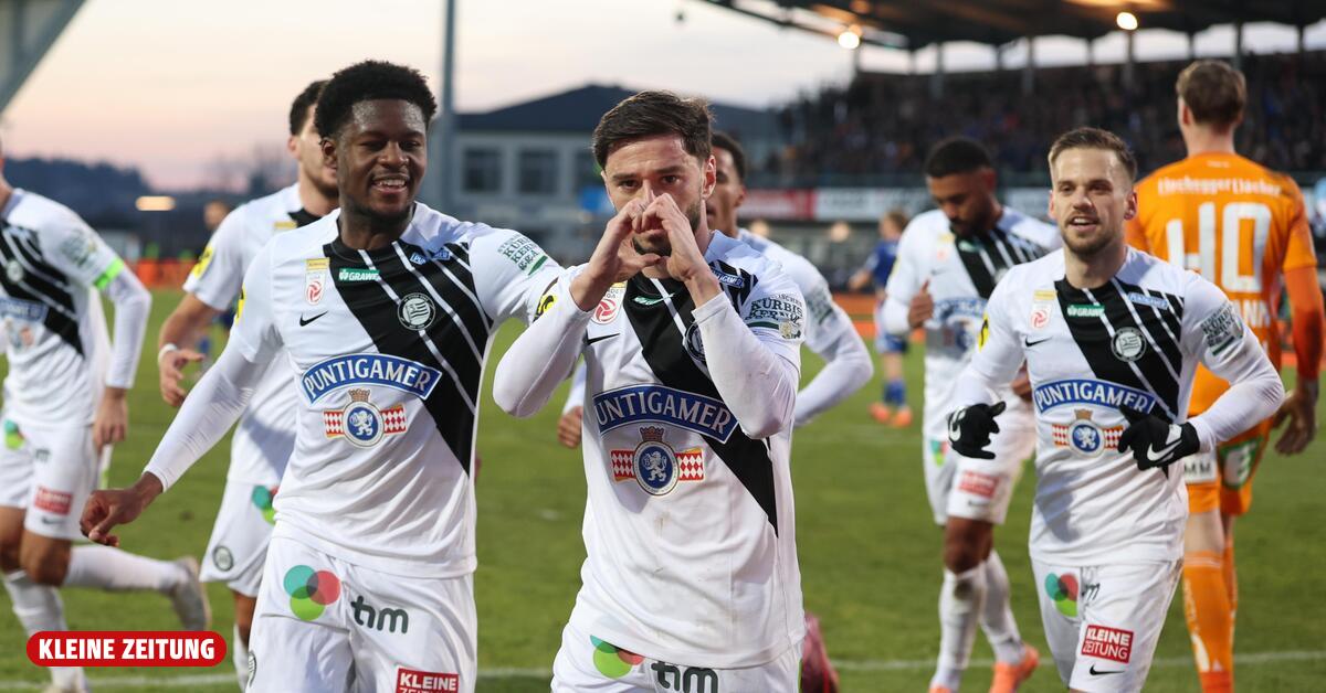 Bundesliga: Sturm feiert Sieg im Steirer-Derby gegen Hartberg