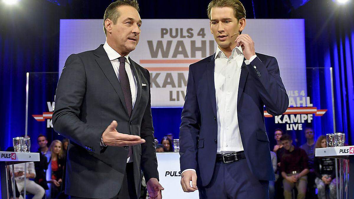 Heinz-Christian Strache, Sebastian Kurz 