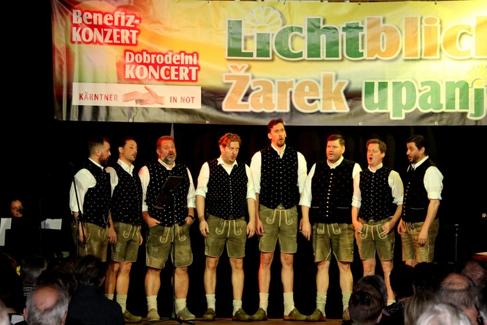 "Die Rosentaler" wurden vom Publikum mit Begeisterung empfangen.