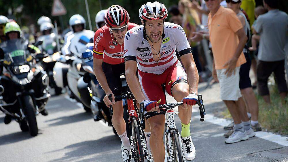 Marco Haller bei der Tour de France vor zwei Jahren
