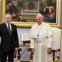 Der Papst und Putin im Jahr 2019 
