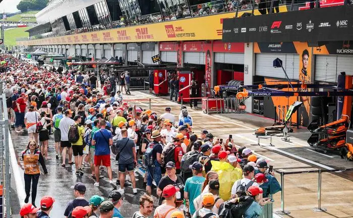 Der Pitlane Walk ist äußerst beliebt