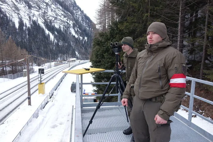 Die KPE-Soldaten des Jägerbataillons 18 aus St. Michael sind noch bis 1. Februar im Assistenzeinsatz am Brenner.