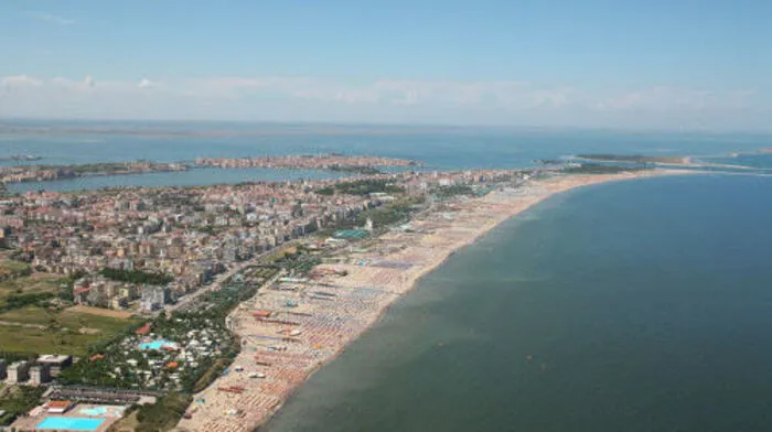 Die Badeanstalten in Chioggia