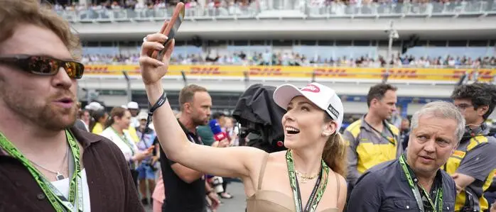Anfang Mai waren Mikaela Shiffrin und Aleksander Aamodt Kilde noch beim Formel-1-GP in Miami zu Gast