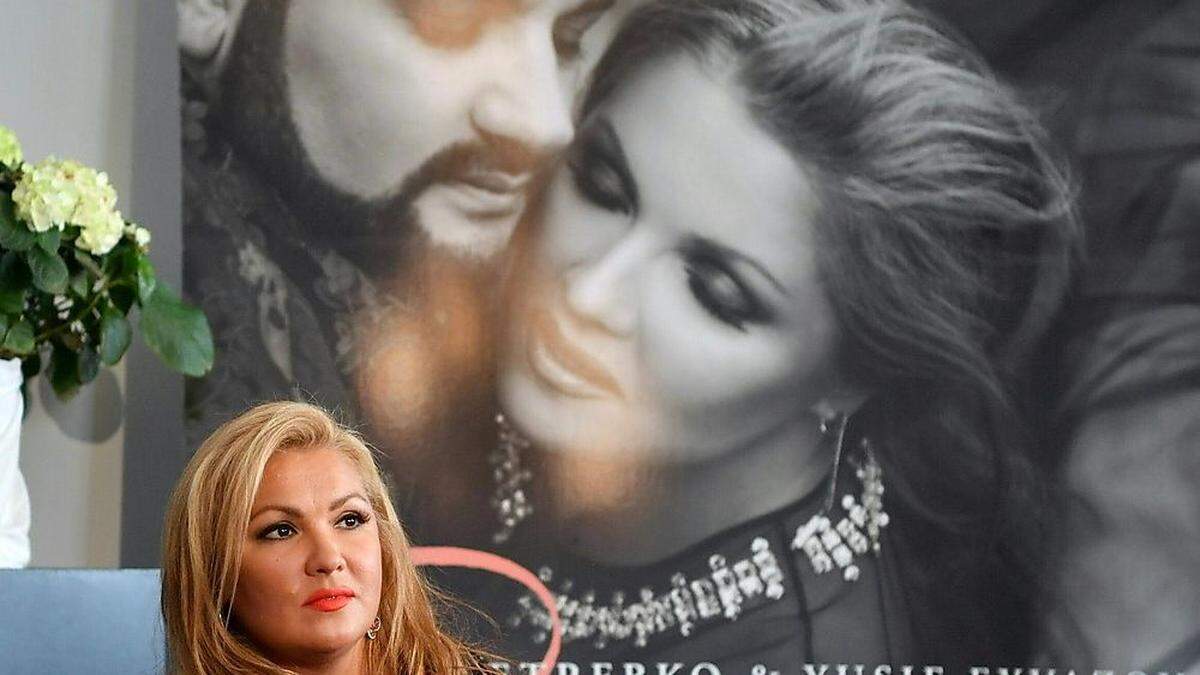 Anna Netrebko bei einem Medientermin anläßlich der Präsentation des Albums &quot;Romanza&quot; in Salzburg