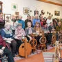 Das Treffen ist bei den Damen der Spinnrunde ein Fixtermin in der Wochenplanung