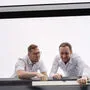 Mängeln auf der Spur: Wolfgang Ebner und Gerhard Stefan