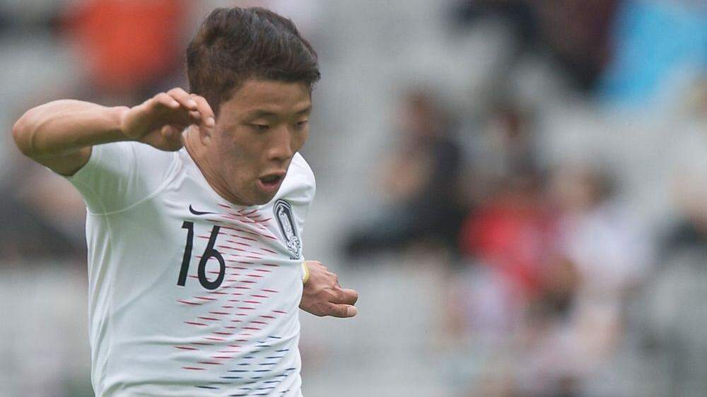 Der 24-Jährige erzielte sein fünftes Länderspieltor für Südkorea.