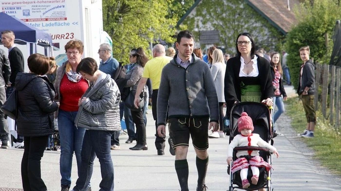 Bei Kaiserwetter pilgerte eine Vielzahl an Gästen am Staatsfeiertag...
