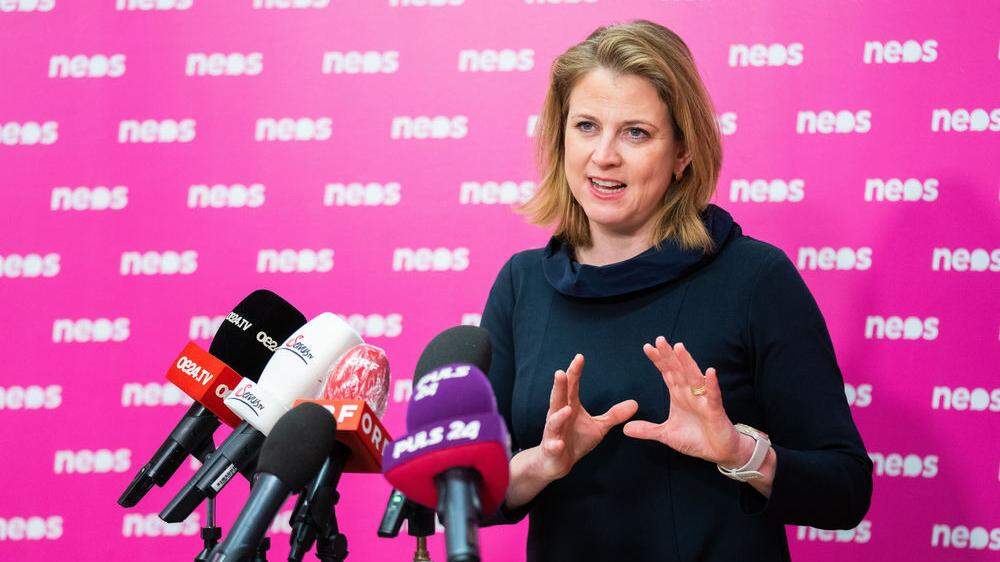 Neos-Chefin Beate Meinl-Reisinger will neu wählen lassen.
