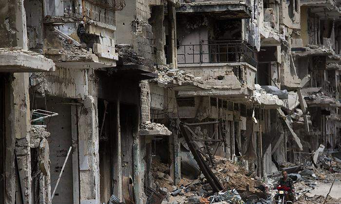 Warum Menschen flüchten? So sieht die syrische Stadt Homs heute aus