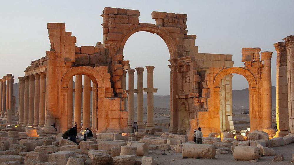 Palmyra vor der Zerstörung - hier auf einem Archivbild von 2010