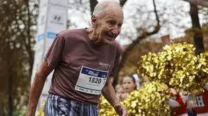 GRAZ,AUSTRIA,13.OCT.24 - RUNNING - Graz Marathon. Image shows the 92 year old Julius Holzner
Photo: GEPA pictures/ Wolfgang Grebien
