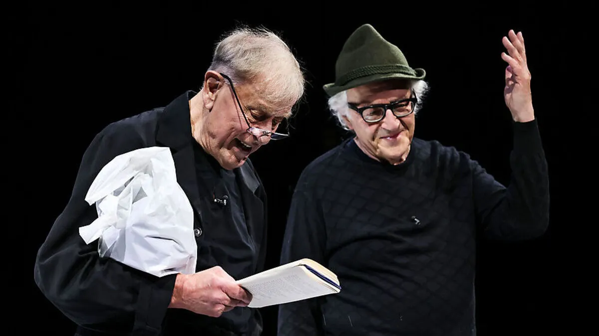 Claus Peymann und Hermann Beil