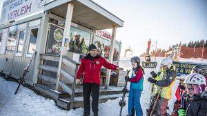 Erik Schinegger betreibt seit 50 Jahren eine Skischule auf der Simonhöhe