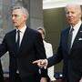 Jens Stoltenberg und Joe Biden beim Gipfel in Brüssel