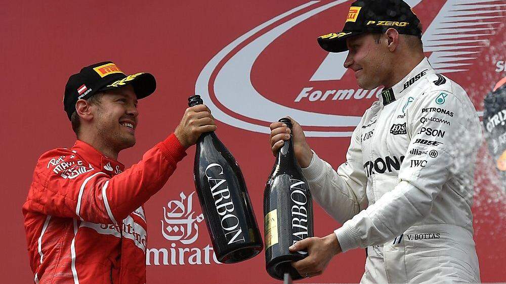 Bottas jubelt mit Vettel, aber der Deutsche hat einen &quot;bitteren Beigeschmack&quot;