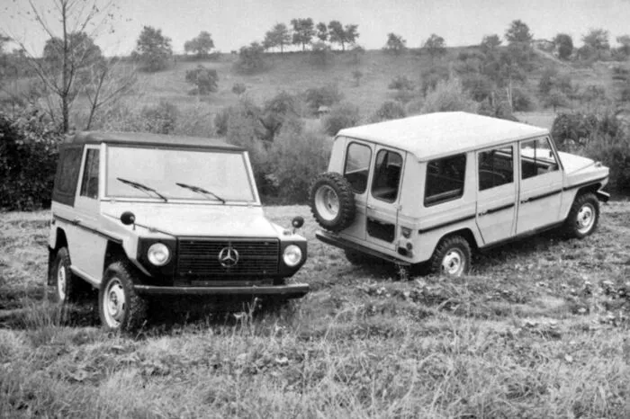 Wohl schon im Herbst 1972 treffen die Vorstandsvorsitzenden Joachim Zahn von Mercedes und Karl Rabus von Steyr-Daimler-Puch dann den Grundsatzbeschluss zur gemeinsamen Entwicklung des leichten Geländewagens. Die Leitung des Konstruktionsteams übernimmt Erich Ledwinka, Chefingenieur von Steyr-Daimler-Puch.