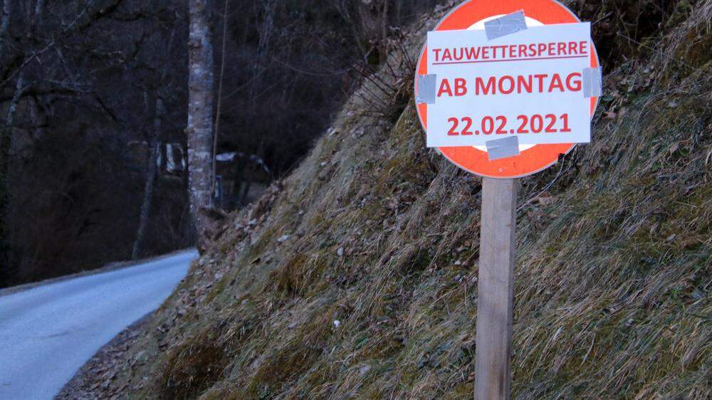 In der Gemeinde Kainach gelten die Beschränkungen seit dem 22. Februar