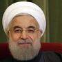 Zufrieden. Präsident Hassan Rouhani