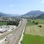 Das Grundstück für das geplante Leitspital in Stainach