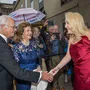 Schön und Reich und Royal beehrten die Salzburger Festspiele: das schwedische Königspaar mit der Festspiel-Präsidentin