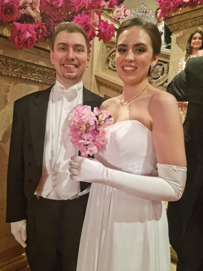 Paul Janisch und seine Tanzpartnerin