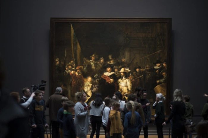 Auch Rembrandts berühmtestes Gemälde "Die Nachtwache" ist im Reichsmuseum zu sehen.