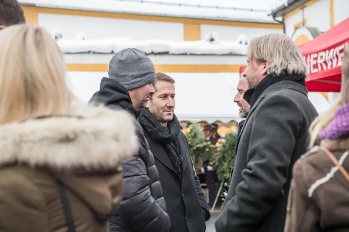 Ehemalige Sturmspieler und -Trainer Mario Haas, Franco Foda, Markus Schupp und Markus Schopp.