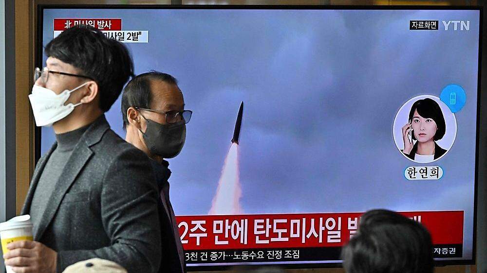 Nordkorea hat immer wieder mit Raketentests provozier