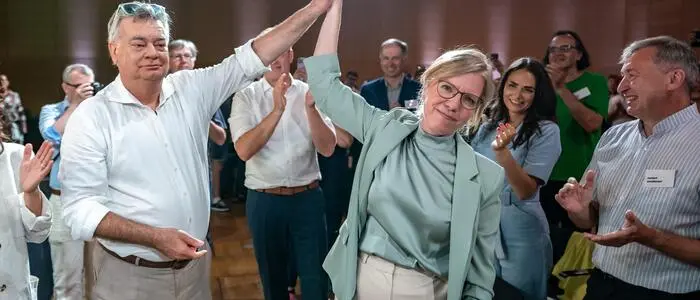Werner Kogler und Leonore Gewessler müssen sich nun in der Opposition zurechtfinden