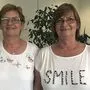Die Zwillinge Brigitte Koini und Beate Maier