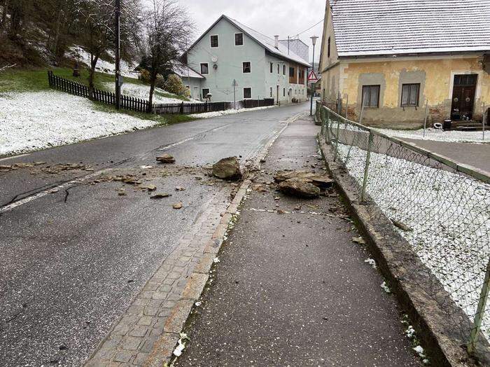 Die L 111 musste gesperrt werden